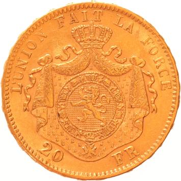 Belgium 20 francs 1875