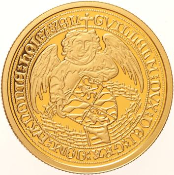 Replica Gouden Tuin van Holland 1405 Graaf Willem VI in Verguld Zilver