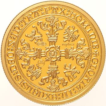 Replica Gouden Tuin van Holland 1405 Graaf Willem VI in Verguld Zilver