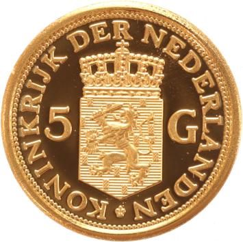 Medal gold 5 guilder Prince Henry 1876-1934