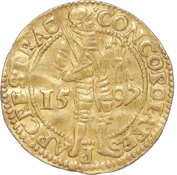 Utrecht Nederlandse dukaat goud 1597