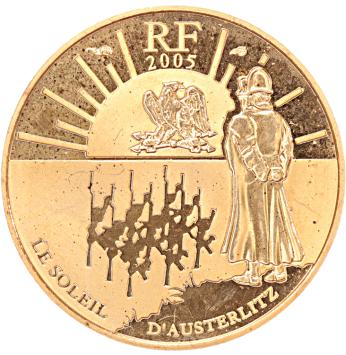Frankrijk 10 euro goud 2005 200 jaar Austerlitz proof