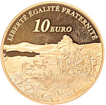 Frankrijk 10 euro goud 2005 200 jaar Austerlitz proof