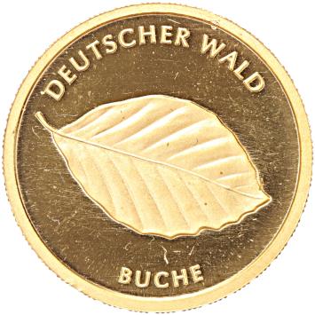 Duitsland 20 euro goud 2011G Duitse Bossen Beuk BU
