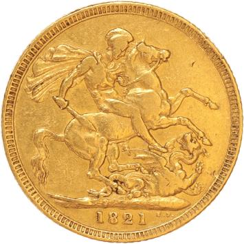 Great Britain Sovereign 1821