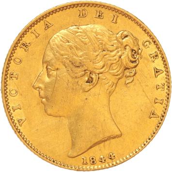 Great Britain Sovereign 1844