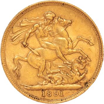 Great Britain Sovereign 1891