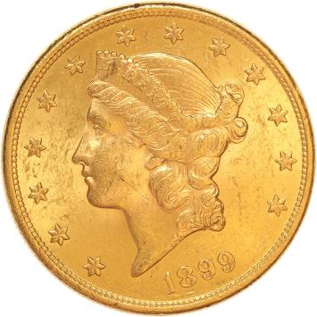 USA 20 Dollars 1899s