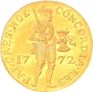 Holland Nederlandse dukaat goud 1772