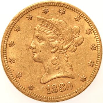 USA 10 Dollars 1880