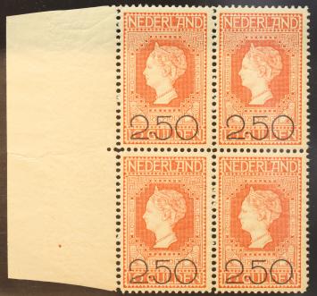 Nederland NVPH nr. 105 Jubileumzegel met opdruk 1920 postfris