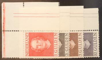 Nederland NVPH nr. 534/537 Koningin Juliana en face 1949 postfris