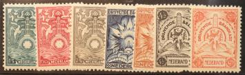 Nederland NVPH nr. B1/7 Brandkastzegels 1921 postfris