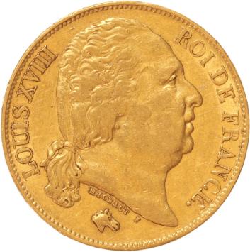 France 20 francs 1817a