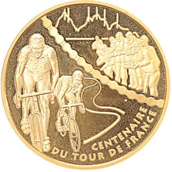 Frankrijk 20 euro goud 2003 Bergklassement proof