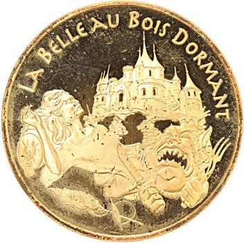 Frankrijk 20 euro goud 2003 Doornroosje proof