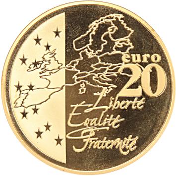 Frankrijk 20 euro goud 2003 Zaaister proof