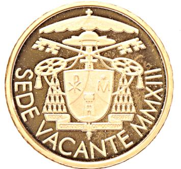 Vaticaan 10 euro goud 2013 Sede Vacante proof