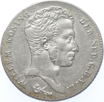 Nederlands Indië 1 gulden 1821 pr-