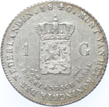 Nederlands Indië 1 gulden 1840 fdc-