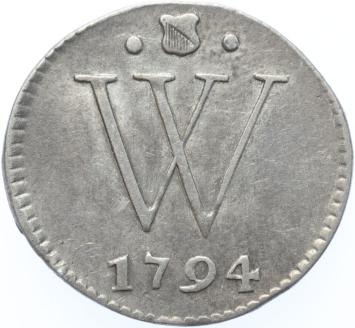 West-Indië 2 Stuiver 1794