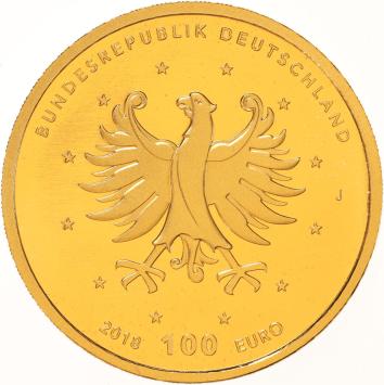 Germany 100 Euro Augustusburg und Falkenlust 2018J