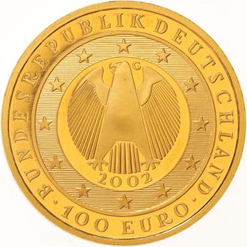 Germany 100 Euro Invoering Euro 2002G