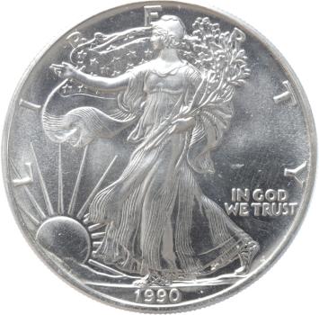USA Eagle 1990 1 ounce silver