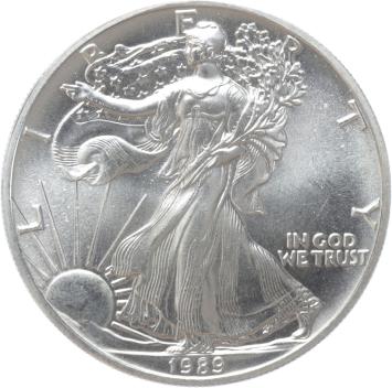 USA Eagle 1989 1 ounce silver