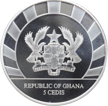 Ghana Cave Bear 2020 1 ounce silver