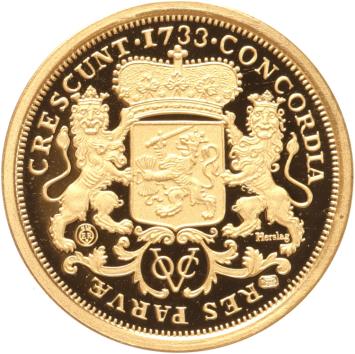 Replica Dukaton VOC Holland 1733 in Goud
