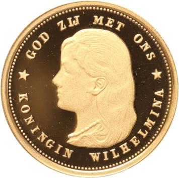 Replica 10 Gulden goud 1892 Wilhelmina in Goud