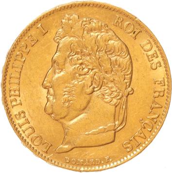 France 20 francs 1839a