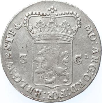 West-Friesland Driegulden - Generaliteits-  1764