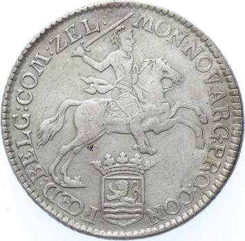 Zeeland Halve zilveren rijder 1792