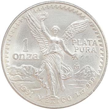 Mexico Libertad 1991 1 ounce silver