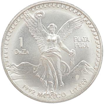 Mexico Libertad 1992 1 ounce silver