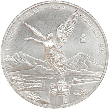 Mexico Libertad 2001 1 ounce silver