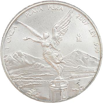 Mexico Libertad 2007 1 ounce silver