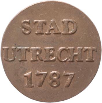 Utrecht-stad Duit 1787