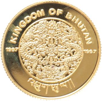 Bhutan 300 Ngultrum gold 1997 Jigme Singye Proof
