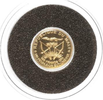 Mali 100 Francs gold 2018 End of World War I proof