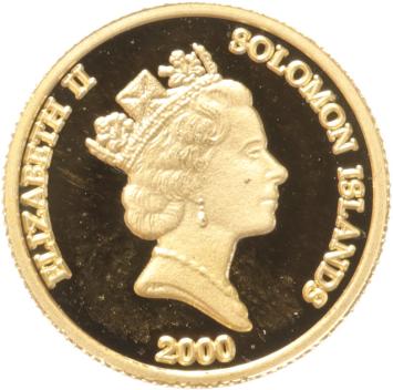Solomon Islands 10 Dollars gold 2000 Nguzunguzu proof