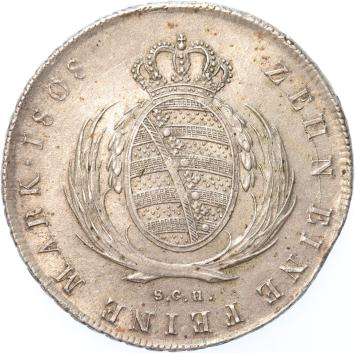 German states Saxony Thaler 1808 silver XF
