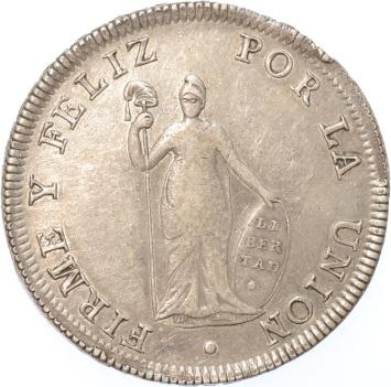 Peru 8 Reales silver 1826JM
