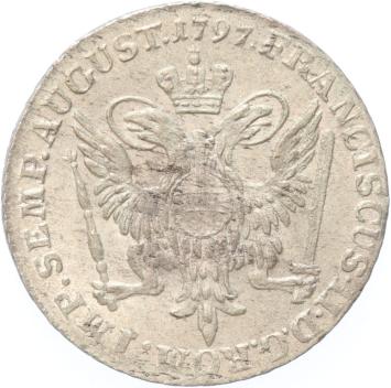 German states Hamburg 4 Shilling 1797 CHK silver UNC