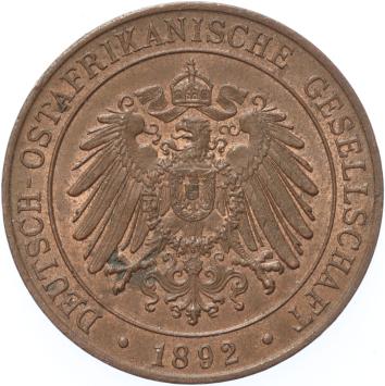 German East Africa Pesacopper 1892