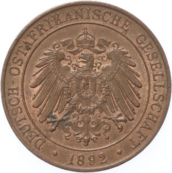 German East Africa Pesacopper 1892