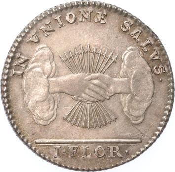 Austrian Netherlands 1 Florin silver 1790 BU