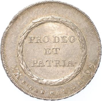 German states Fulda Thaler 1796  silver XF/AU